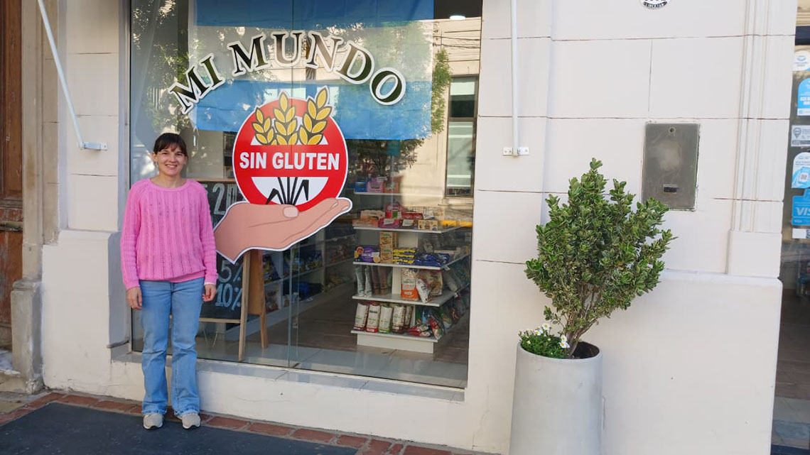 "Mi mundo sin gluten" un comercio clave para la comunidad cel&iacute;aca local