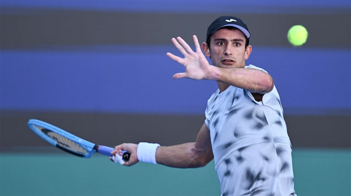 ​Navone qued&oacute; eliminado en la primera ronda del ATP de Basilea