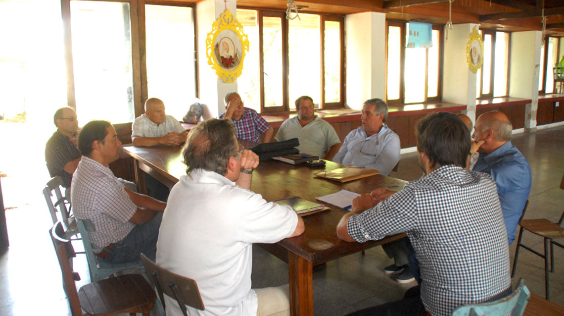 Reunión de delegados en Quiroga