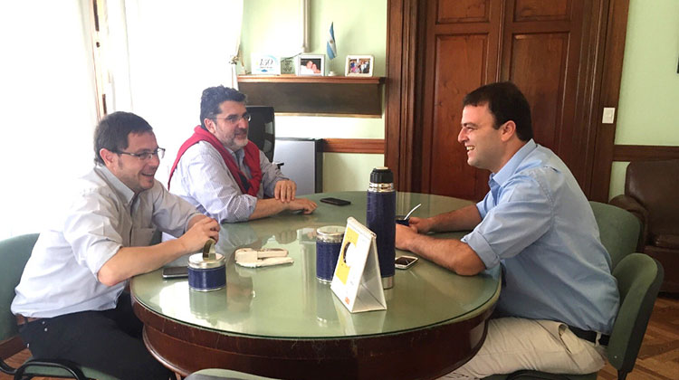 Barroso se reunió con Silvestre y Vivani