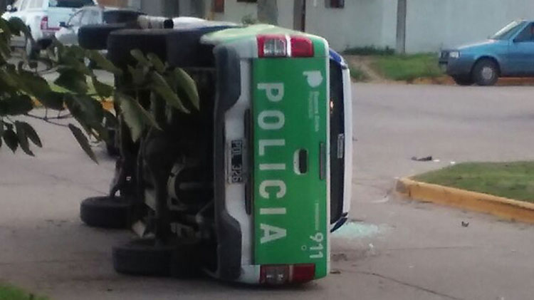 ​Accidente de móvil policial