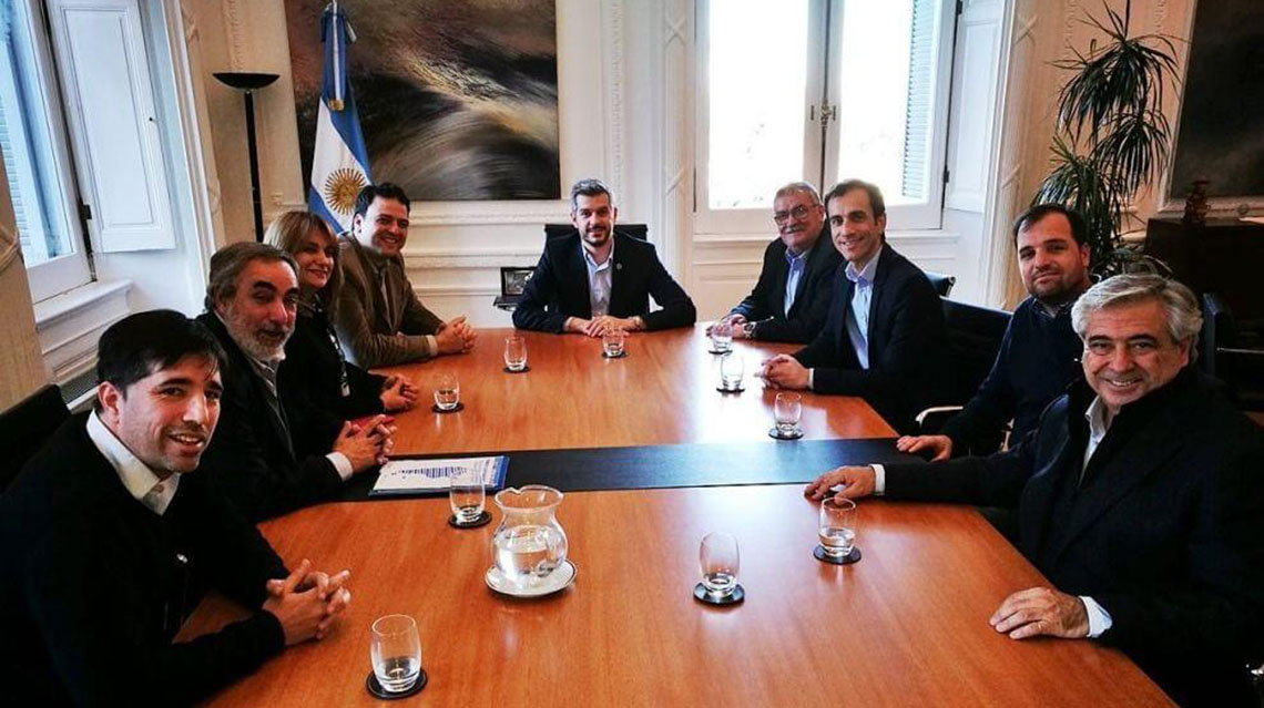 ​Barroso se reunió con Marcos Peña
