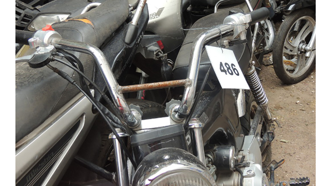 El parque de secuestro de motos en alza 