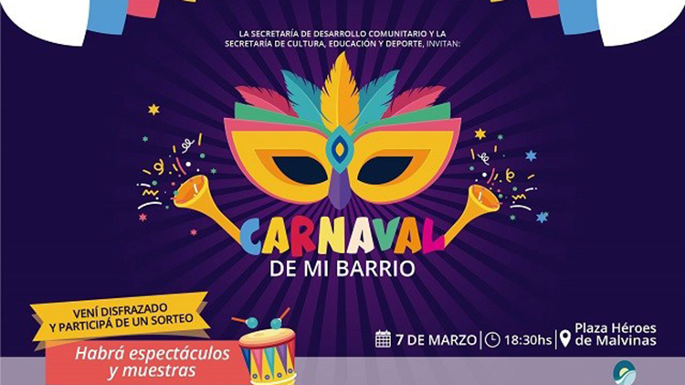 ​Llega el “Carnaval de mi Barrio”