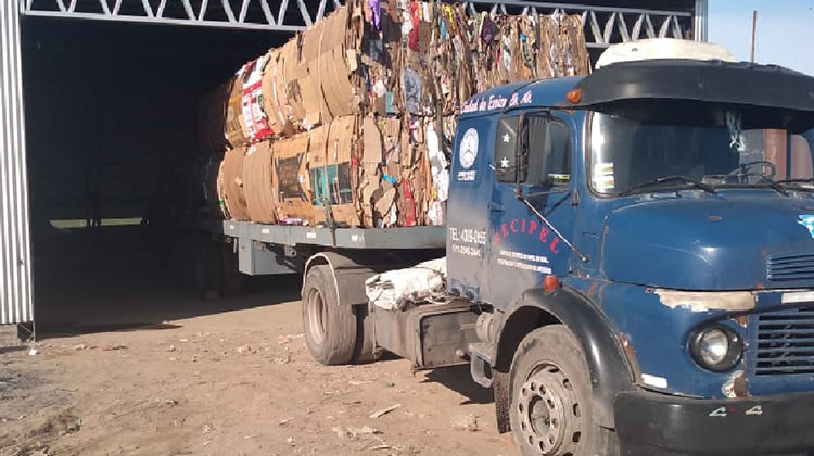 ​Nueva carga de reciclables