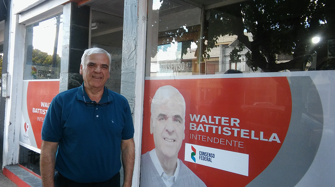 Falleció el ex intendente Walter Battistella